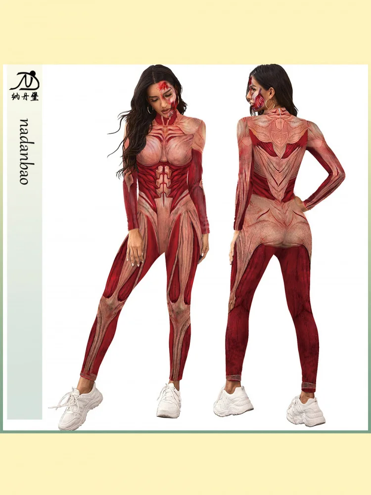 ハロウィン-進撃の巨人-マッスルワンピーススーツ-b42-新発売-ポリエステル素材-ステージ衣装-女性用伝統衣装
