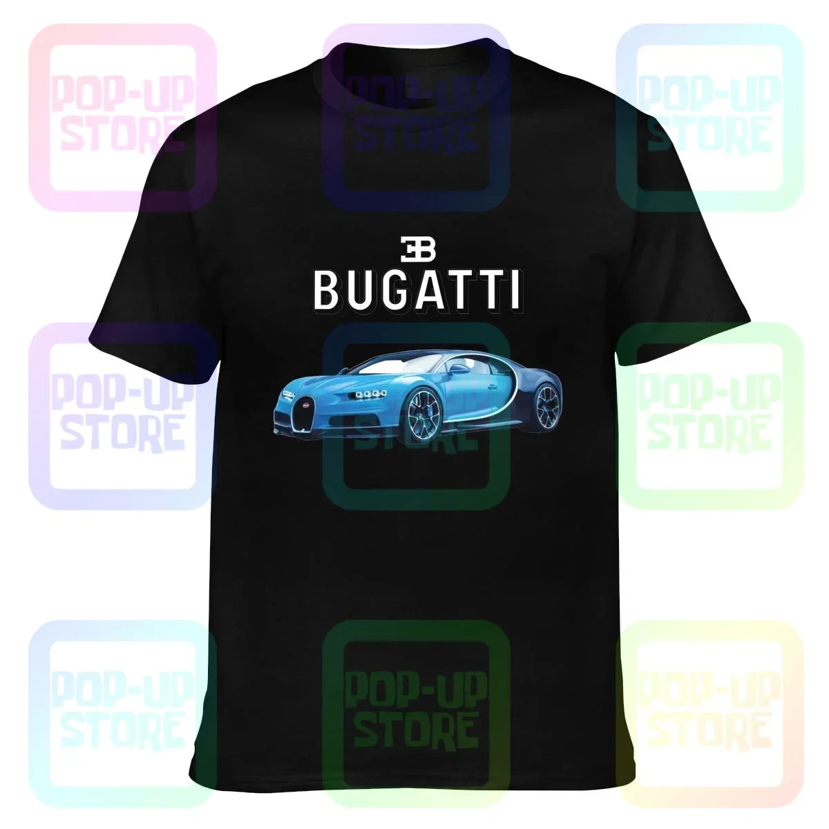 Bugatti Chiron,Car Poster T-shirt Tee Shirt Top Trend Natural All-Match