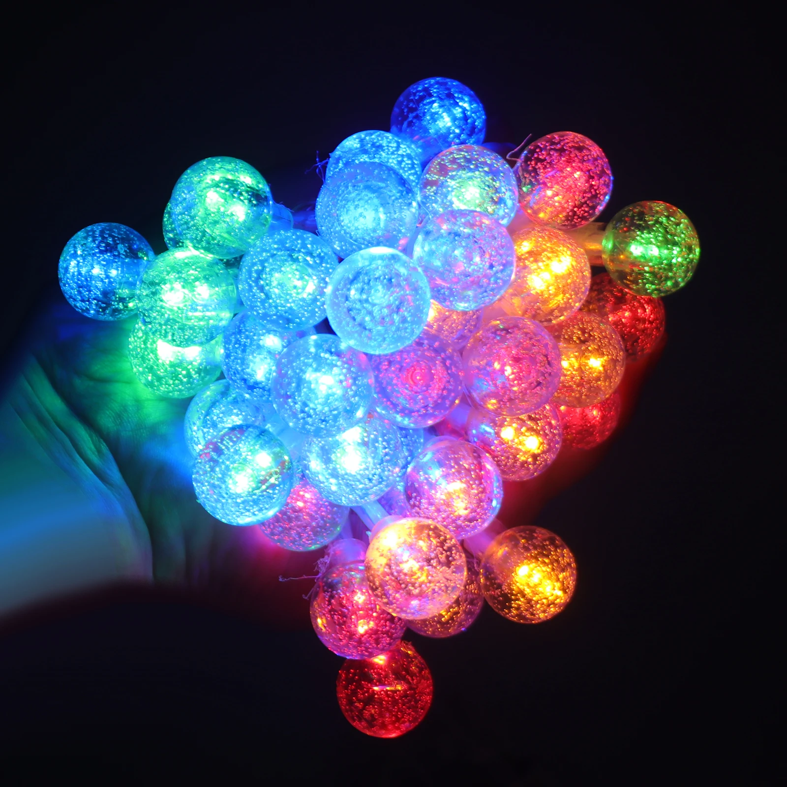 USB/Battery Powered String Lights 10/20/40/80 LEDs Crystal Globe Balls Waterproof Fairy Garland For Outdoor Garden Xmas Wedding