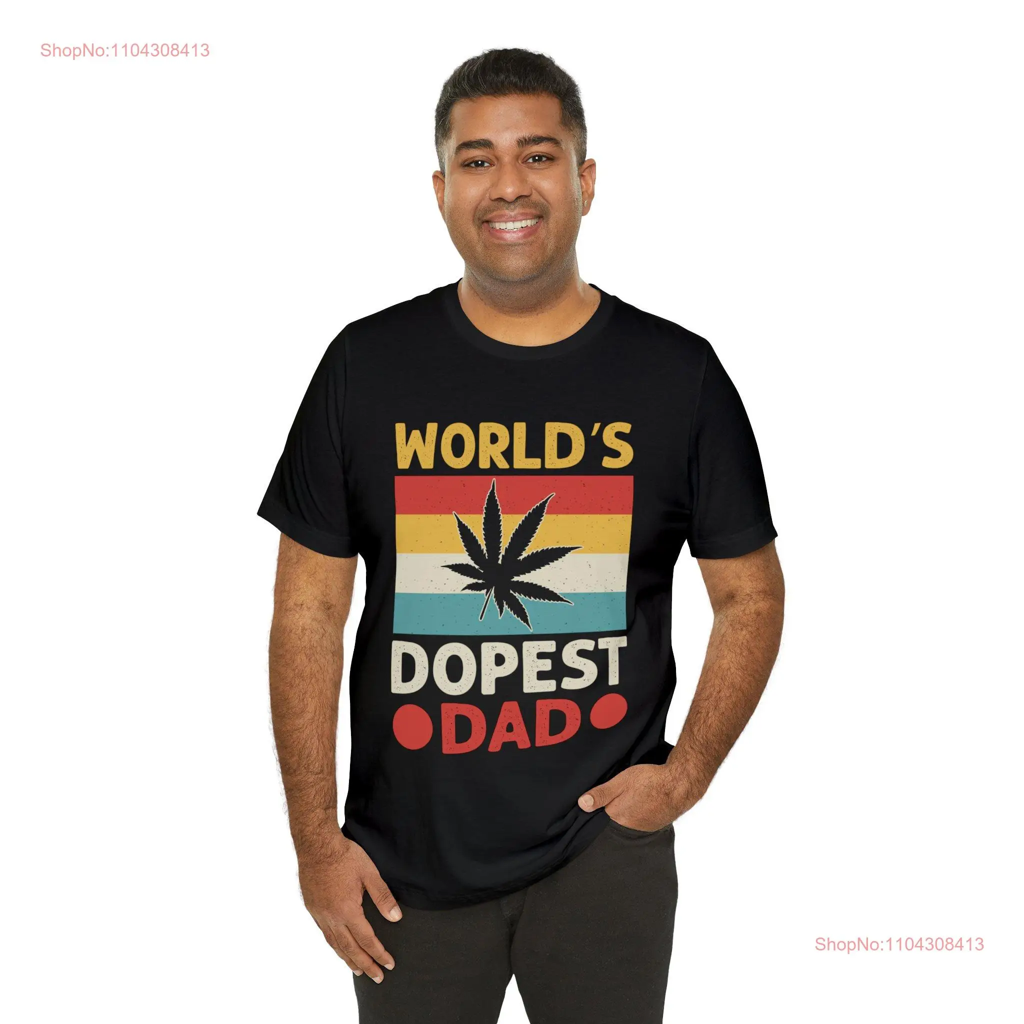 World's Dopest Dad MamaDeSushi Jersey  T Shirt long or short sleeves