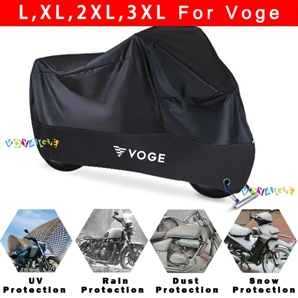 

For Voge SR150GT Q250 250RR 250GT CU525 Racing Waterproof Outdoor Scooter UV Protector Dust Rain Cover Motorcycle Accessories