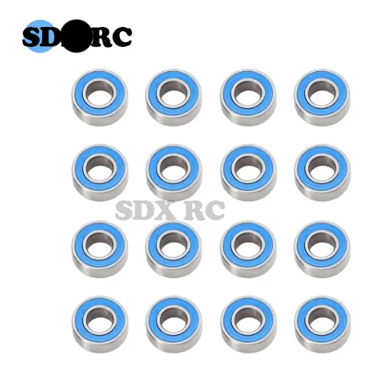 16pcs Sealed Bearing Kit for Tamiya BBX BB01 Tamiya BB-01 1/10 RC Car Upgrade Parts Accessories