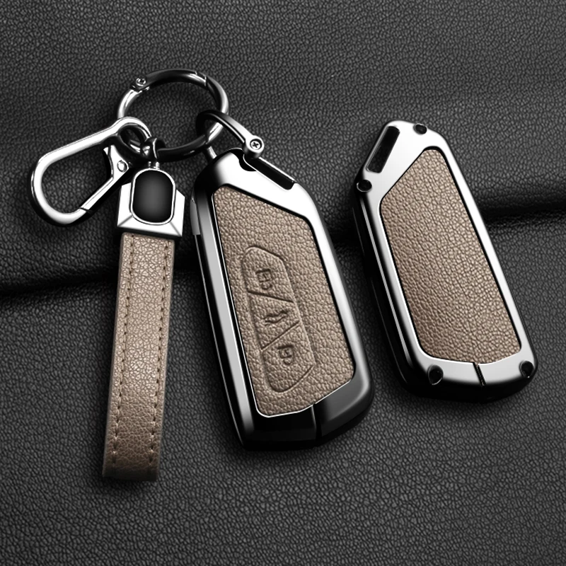 

Car Alloy Key Case Cover For VW Volkseagen Golf 8 MK8 ID.3 ID.4 Cupra Skoda Octavia A8 SEAT Leon MK4 Formentor Tarraco Keychain