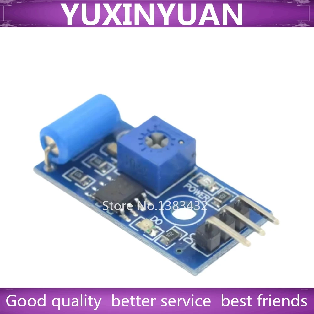 10pcs/lot SW420 HDX-2 SW-420 Normally Closed Highly Sensitive Vibration Sensor Vibration switch(China)