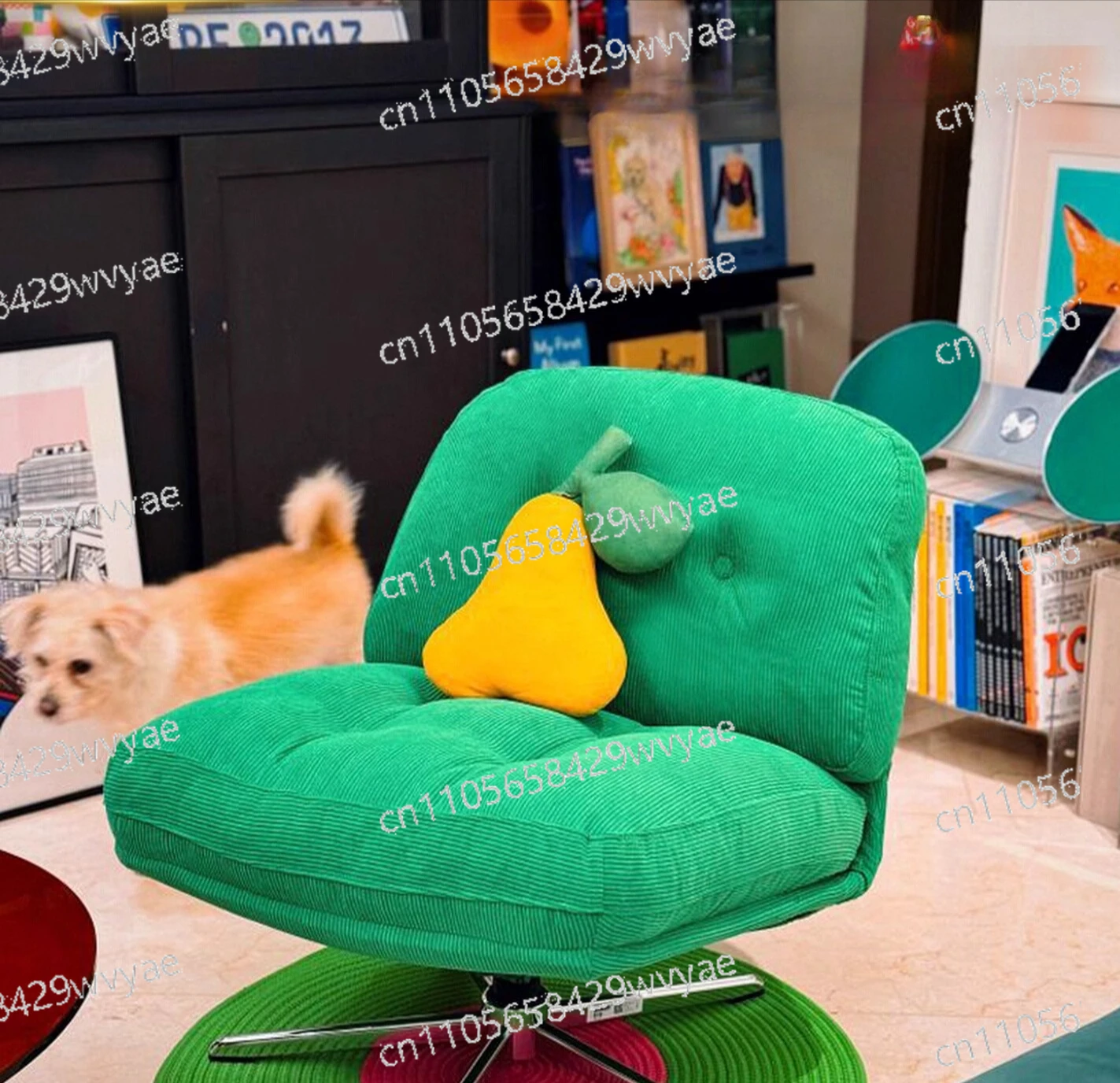 Sillón Giratorio Individual de Diseño, Estilo Lazy Sofa, de un Diseñador Reconocido en Internet