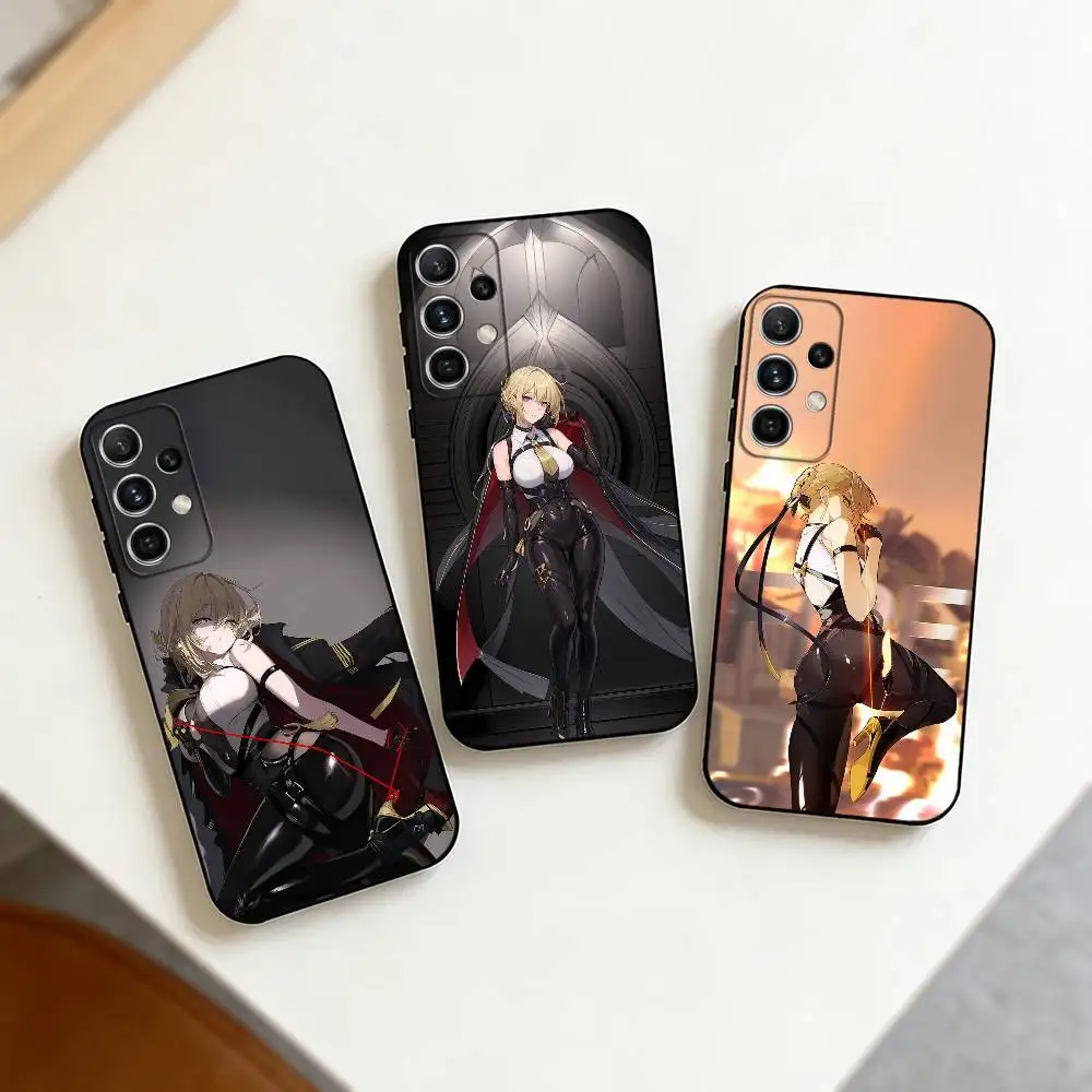 ZZZ E-Evelyn Chevalier Phone Case For Samsung S25,S24,S21,S22,S23,S30,Ultra,S20,Plus,Fe,Note,10,9,5G Black Cover