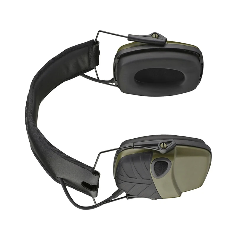 سماعات رأس تكتيكية لإلغاء الضوضاء للصيد، غطاء للأذنين للرماية الإلكترونية، سماعة حماية للسمع قابلة للطي