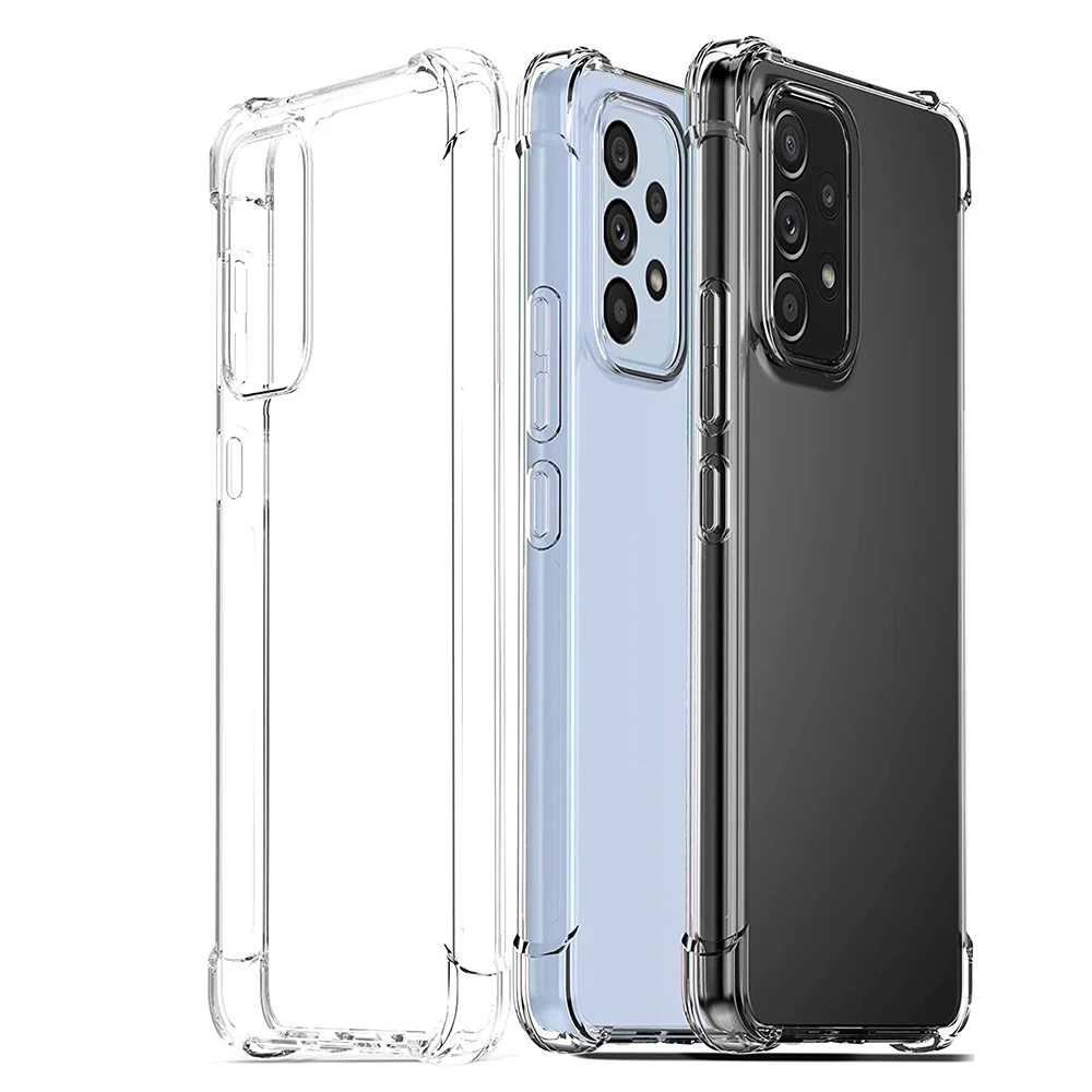 Airbag Shockproof Silicone Soft Case For Samsung Galaxy A52 A52s 5G Clear Case Cover Coque