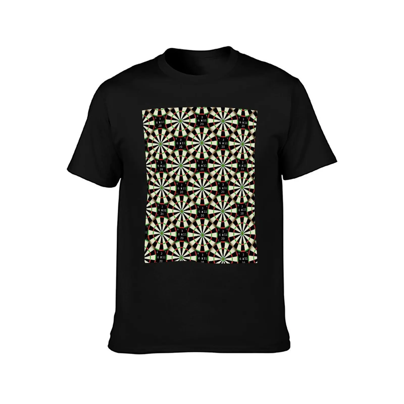 Dartboard Design 180 T-Shirt High Quality Durable T-Shirt