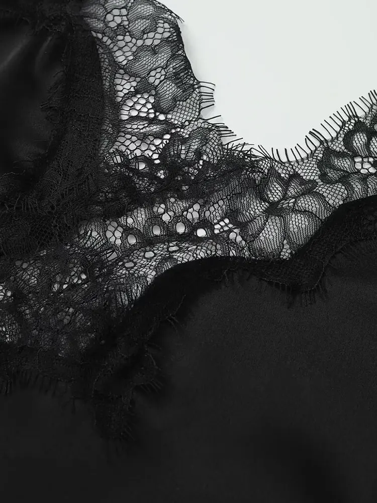NLZGMSJ 2025  Lace Embellished Sleeveless Tops For Women Top Summer Camisole off Shoulder Casual Woman Tops Women's  Sexy Tank image 5