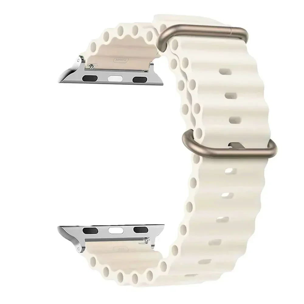 Strap For Apple watch band 44mm 45mm 49mm 41mm 40mm 38mm 44 45 mm 1:1 Original Ocean belt iWatch series Ultra 2 9 8 7 se bands