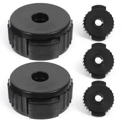 

5 Pcs Quick Release Hat Low Noise Cymbal Nuts Loading Installation Toppers Plastic