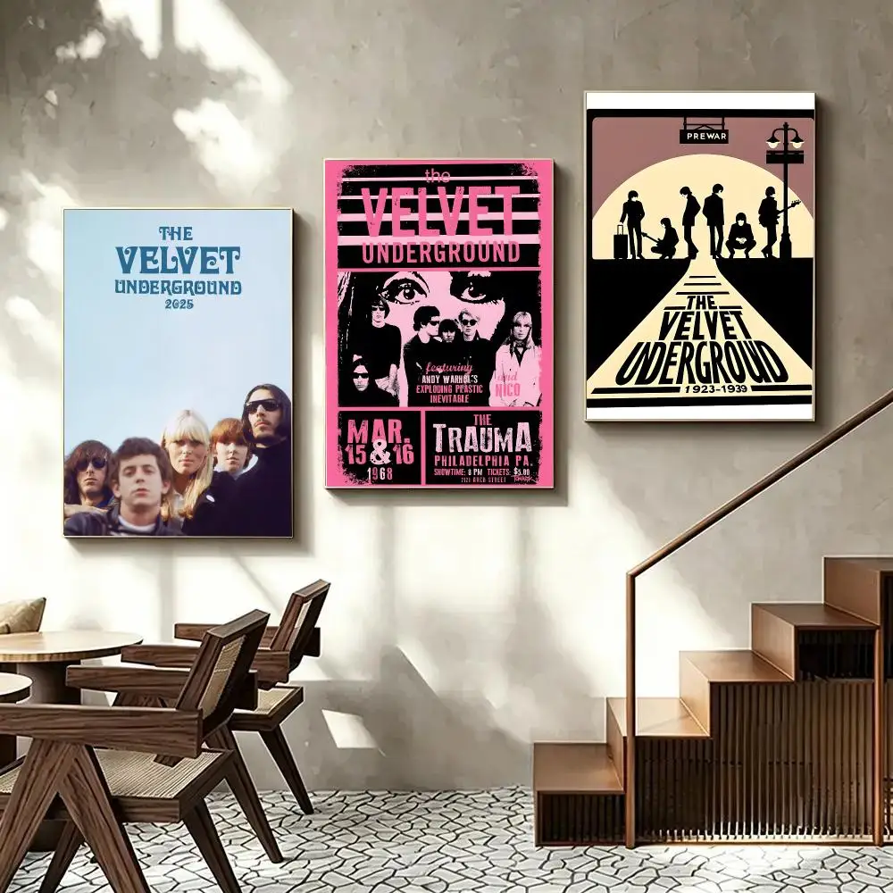 The Velvet Underground Poster HD Prints Painting Wall Art For Living Room Home Bedroom Decoration