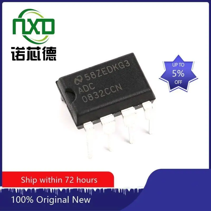 10PCS/LOT  ADC0832CCN DIP8 new and original integrated circuit  IC chip component electronics professional BOM matching