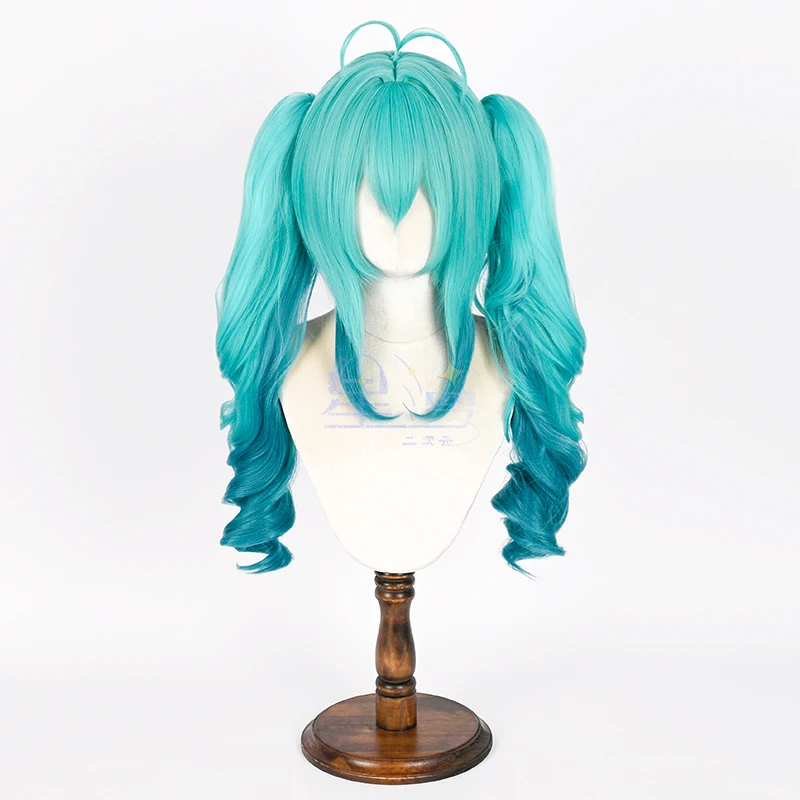 The COS wigs around Hatsune Miku do not need to be trimmed miku Chuyin Devil game animation cosplay wigs