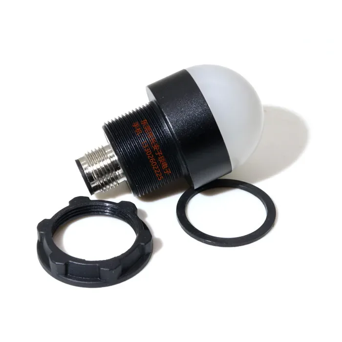 Dia 30mm MiNi LED Tri-Color Signal Light Indicator Waterproof 24V Warning Light Hemispherical Tri-Color Light 22mm Mount Space