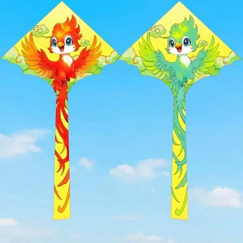 Dragon kite fly toys for children kite eagle launch outdoor playing beach kites paraglider kite rainbow wind kite cerf volant