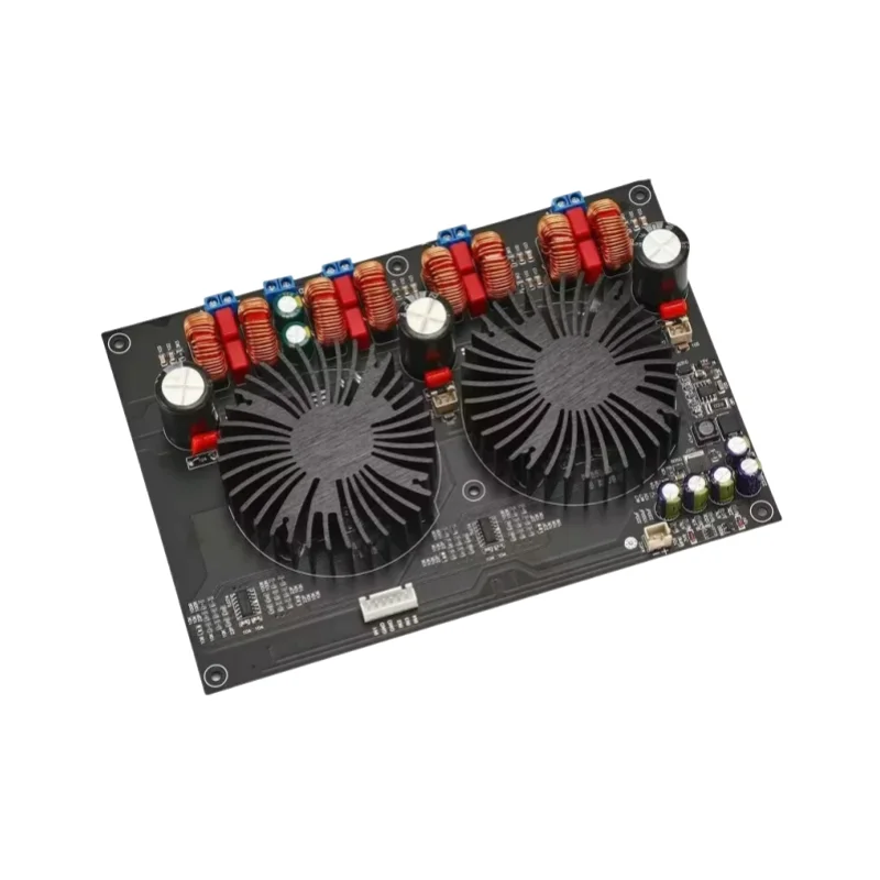 

Latest TPA3255 four-channel digital class D high-power amplifier board 300W*4 (luxury fan Version) 20HZ~20KHZ