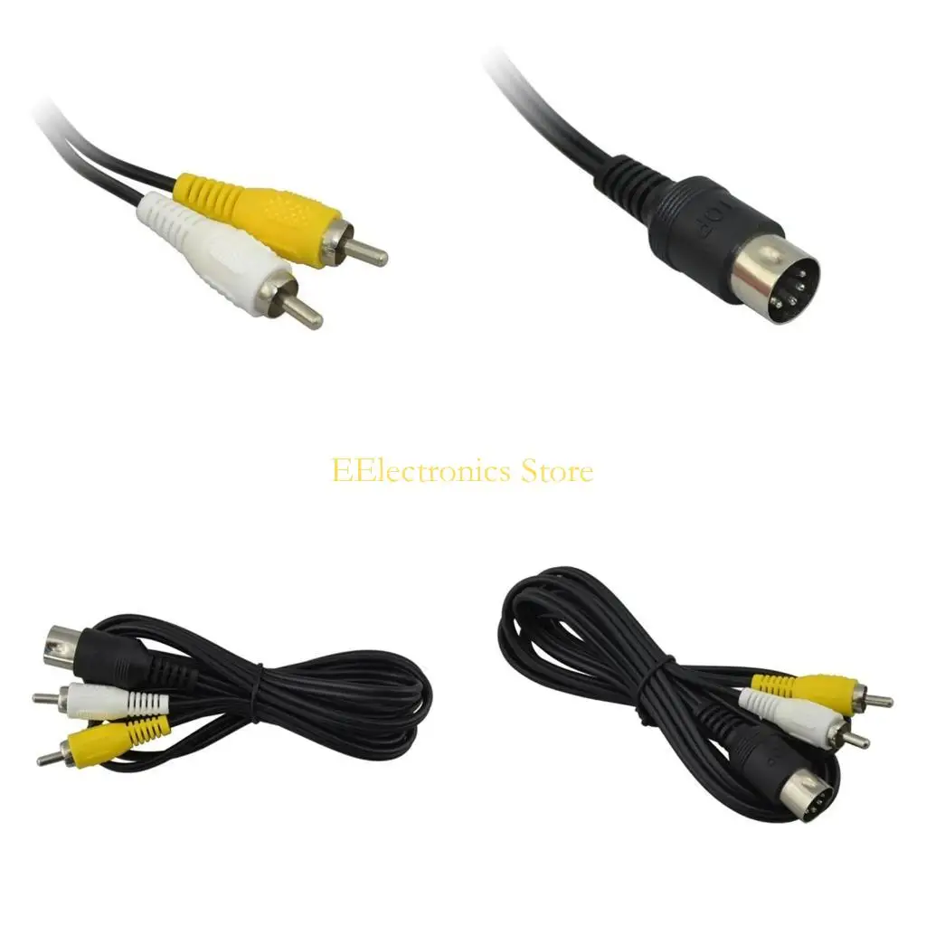 

B03C AV-Cable Audios Video Cable RCA-Cord for Mega Drive 1