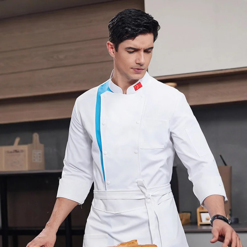 レストラン、洋食レストラン、ホテル、食堂、ホテルシェフの制服、長袖ベイカー、ペストリーシェフ、ステーキハウスシェフの制服