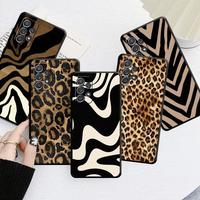 Zebra Stripes Lattice Pattern Case For Samsung Galaxy A54 A14 5G A52 A53 A12 A13 A34 A23 A55 A35 A33 A21s A71 A32 Phone Cover