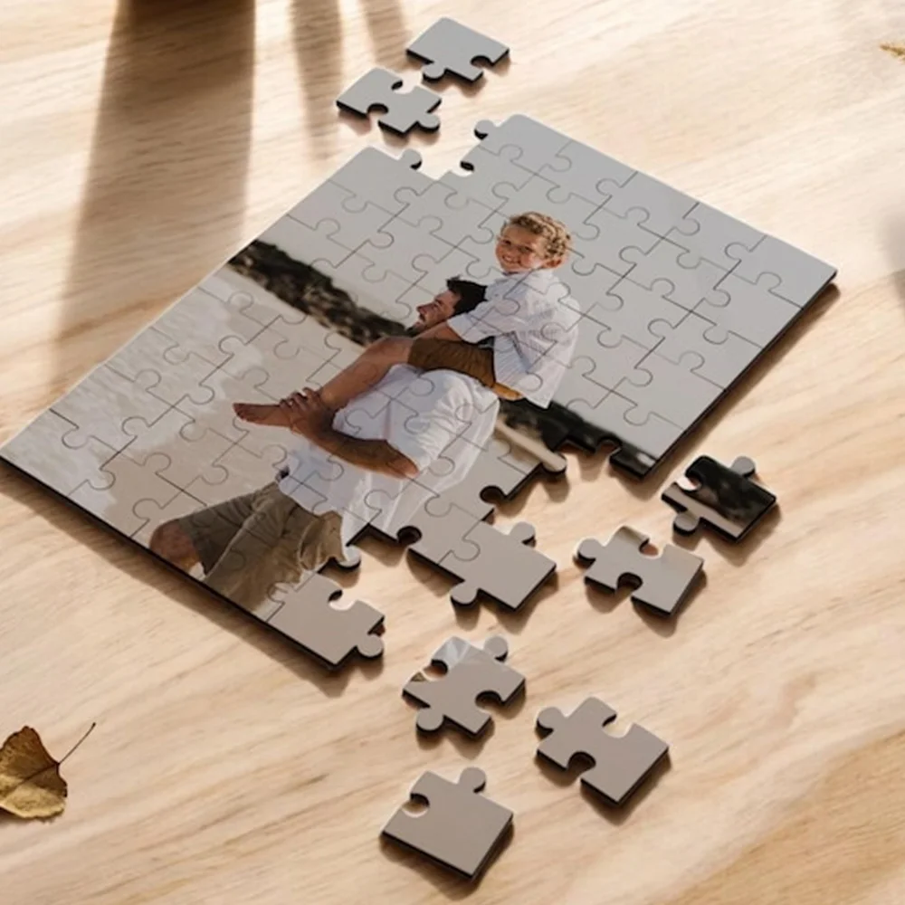 35/150/300/500/1000pcs família legal foto personalizada quebra-cabeças de descompressão personalizado quebra-cabeça mosaico presente da família