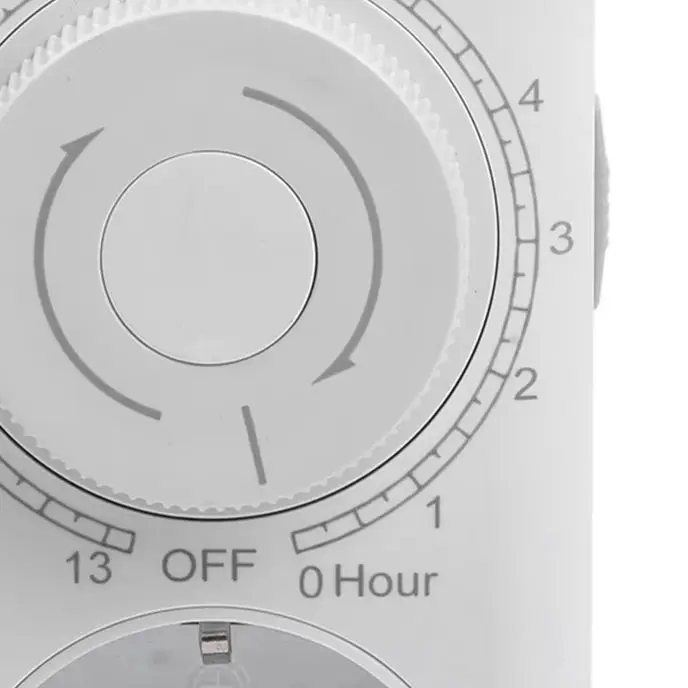 Mechanical for dial Socket Timer Home Energy Management 10-minute Interval Markings For Water Pumps Precise for countdown Timer