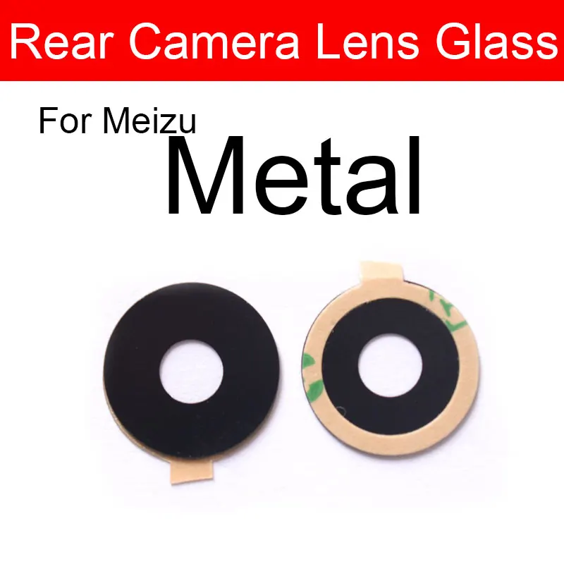 

Back Camera Glass For Meizu Metal MX3 MX4 MX5 MX6 Pro 5 6 6s 7 Plus U10 U20 Small Facing Camera Adhesive Sticker Repair Parts