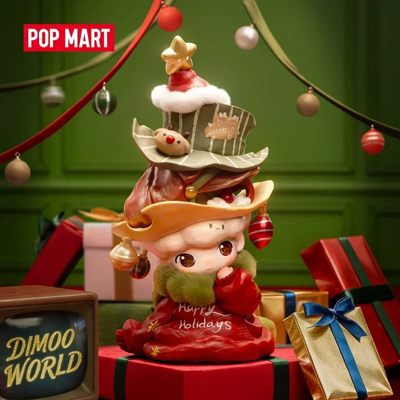 

POP MART DIMOO Becoming a Tree, серия фигурок, загадочная коробка, натуральная слепая коробка, игрушки для догадок, сумка, орнамент, фигурки