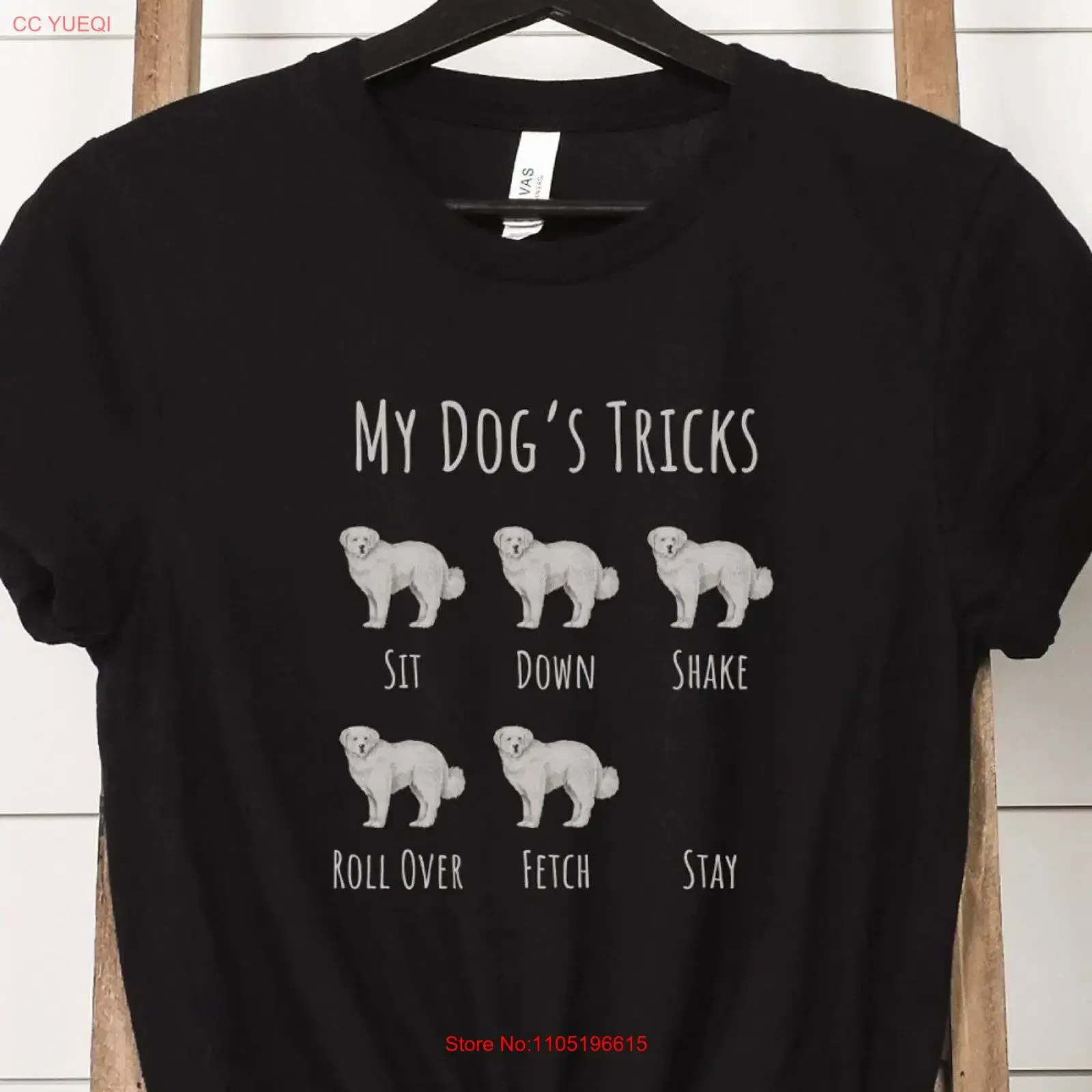 T Shirt Maremma Great Pyrenees for Dog Owner Livestock Guardian Trick Homestead Family vintage Washed Soft graphic Versatile