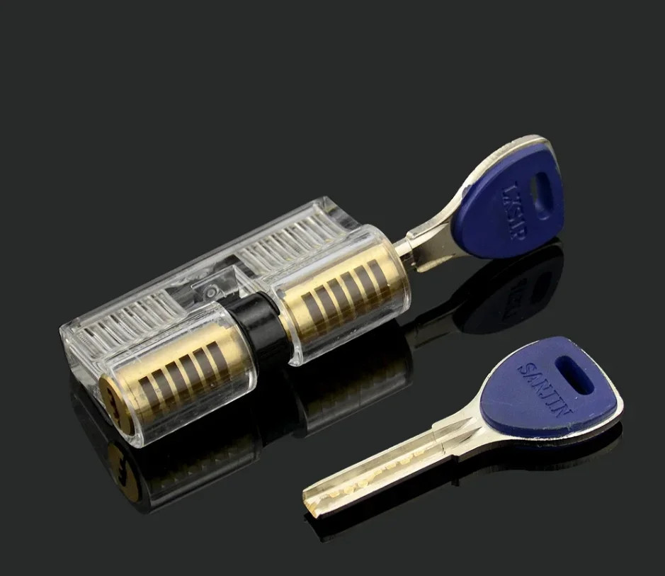 Serrures transparentes multi-pal, outils d'entraînement au serrurier, ensembles de sélection de verrouillage Visible
