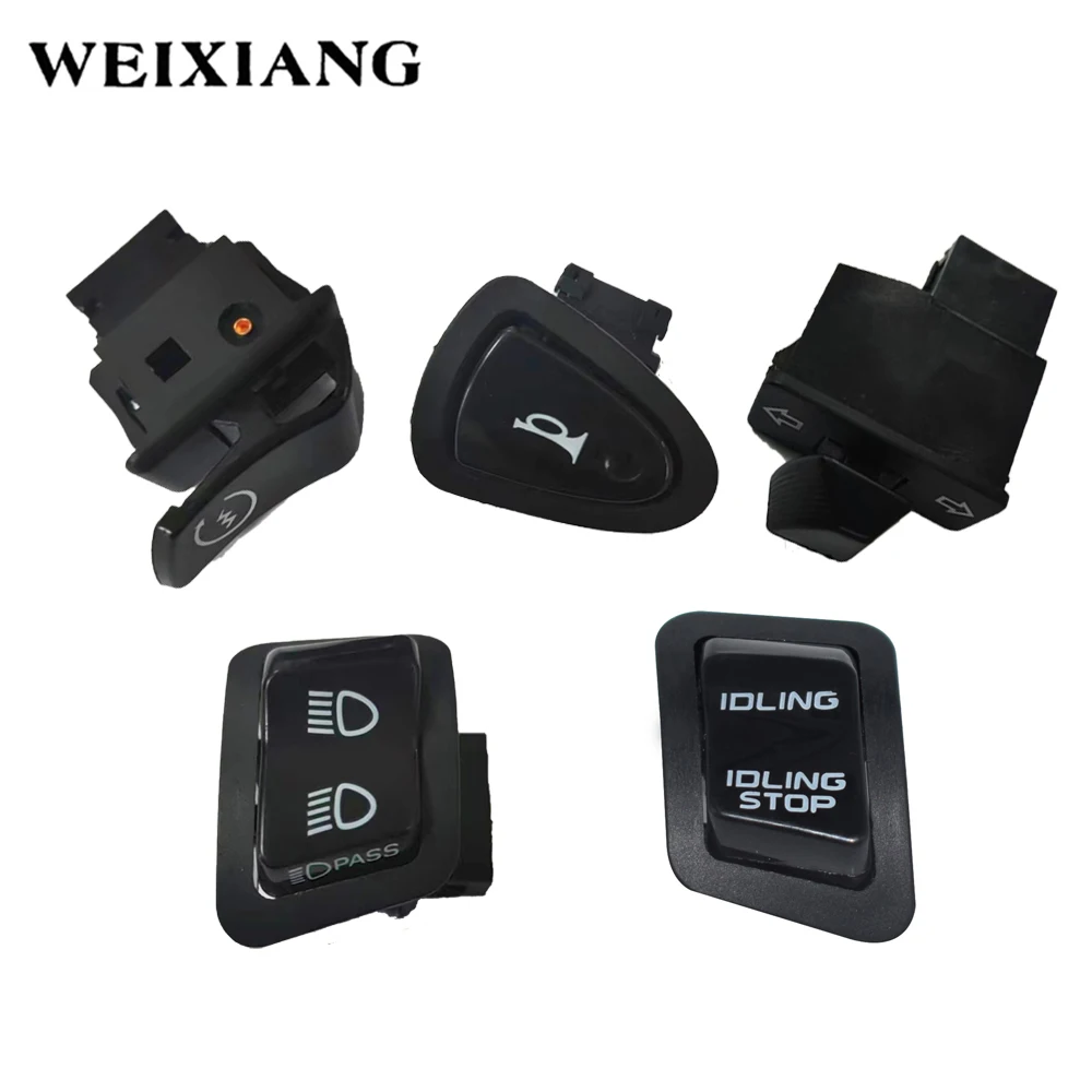 Przełącznik motocyklowy Przycisk reflektora Idling Stop Starter Klakson Przełączniki kierunkowskazów Do Honda Air Blade 125 VISON SH125/150 WAVE S