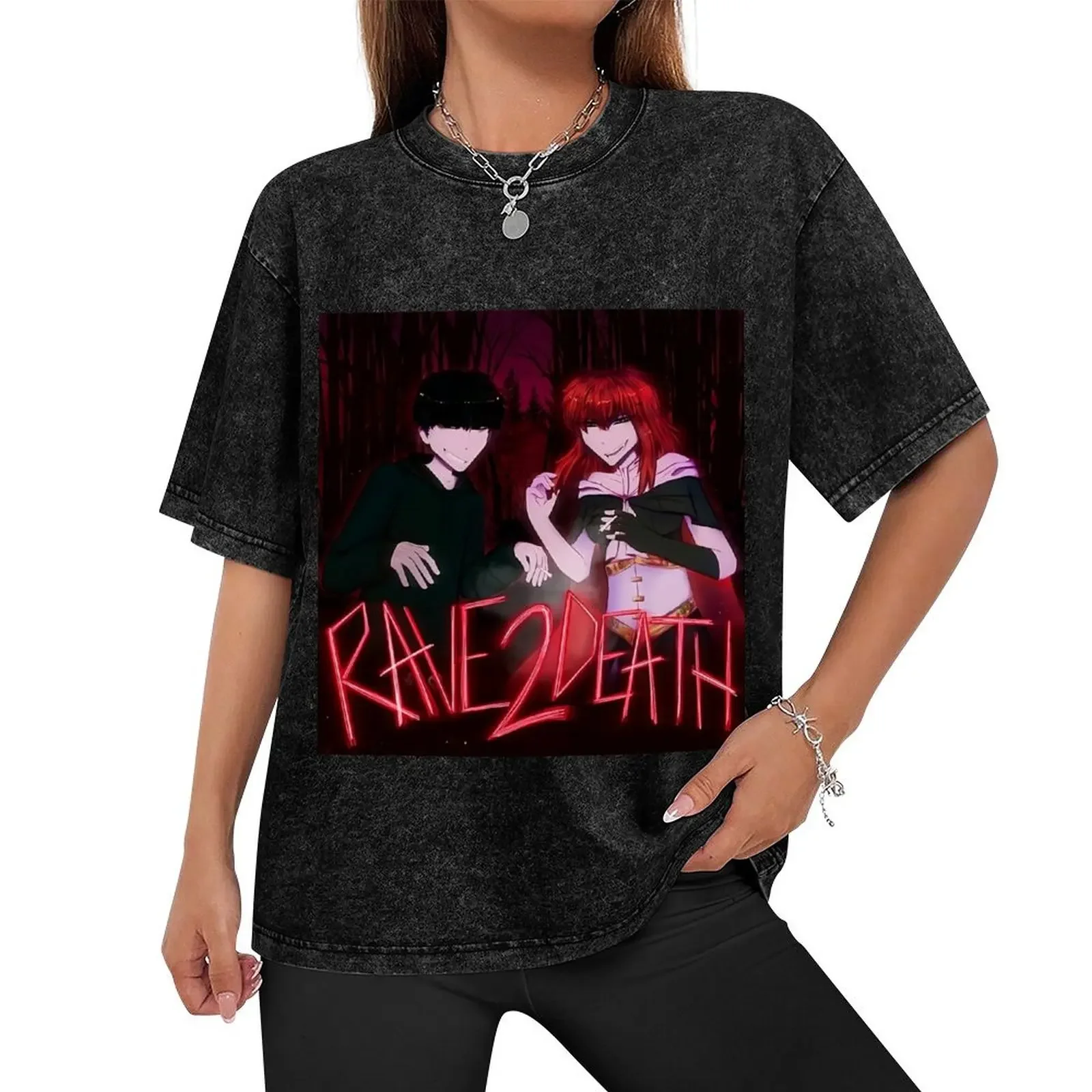 Kets4eki & Asteria - Rave2Death T-Shirt cute clothes vintage t shirts Men's t-shirt