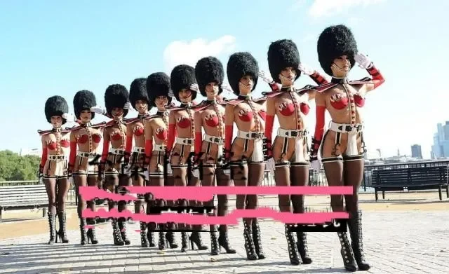 

gogo dancer The Royal Guard theme crazy horse show party costume