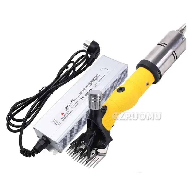 Electric Sheep Clipper 2800R/M 220V Farm Livestock Shearing Grooming Machine Kit Large Wool Scissors Animal Shearing Machine