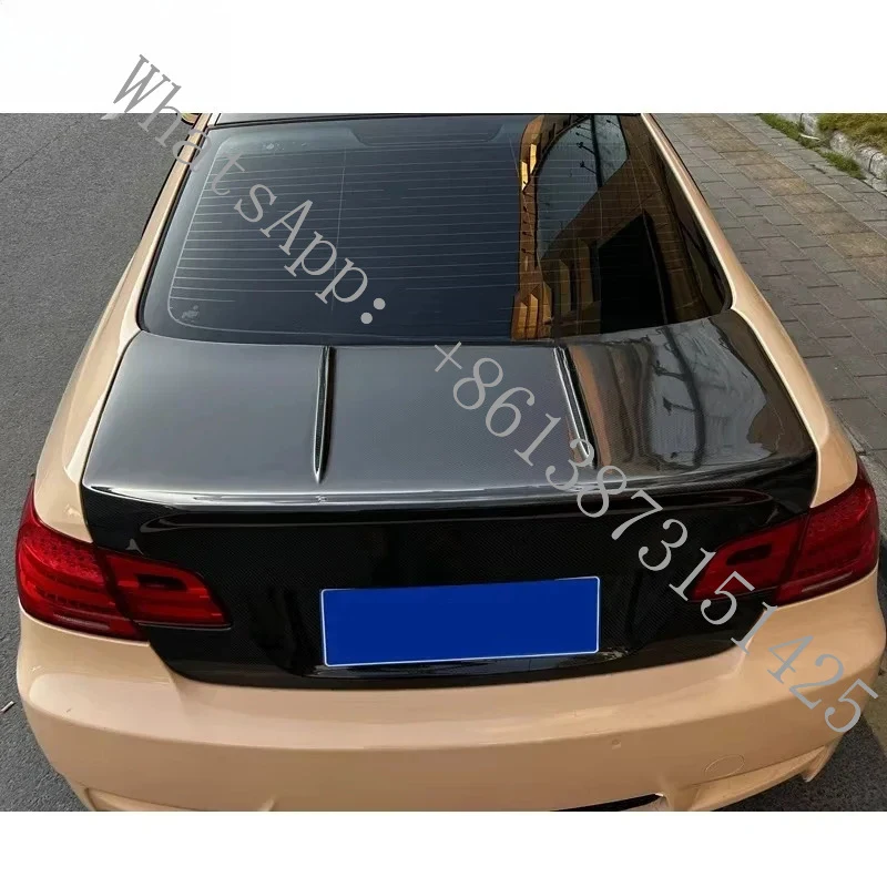 

Высококачественная карбоновая крышка багажника E92 M3 CSL 2009-2013, оригинальная, легкая, аэродинамическая, задняя