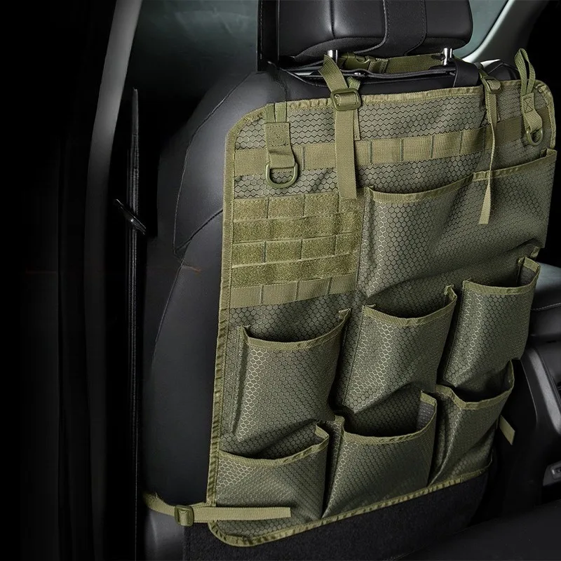 

Tactical Car Hanging Bag Car Rear Seat Oxford Cloth Storage Bag Outdoor Multifunctional Tool Storage Bag For Car