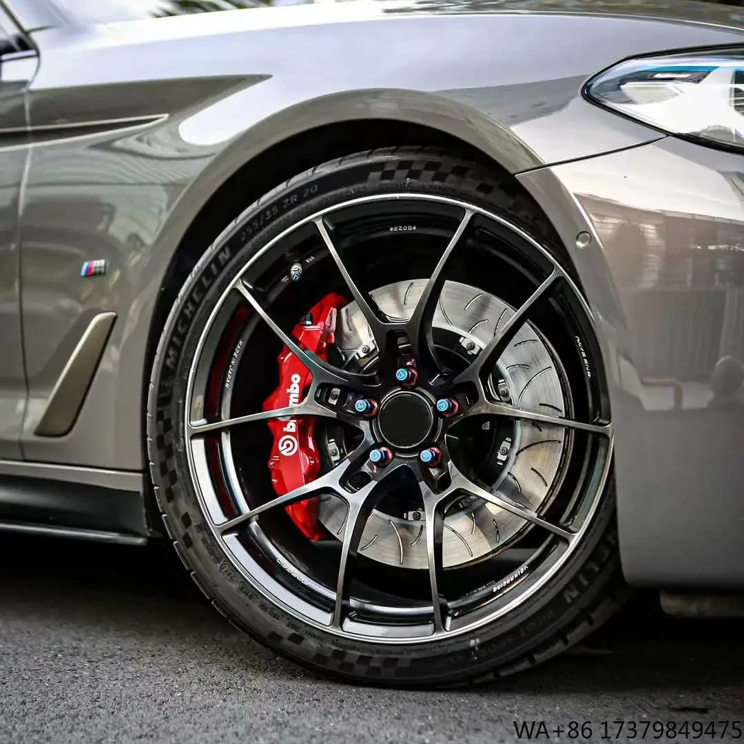 

New 16-26 Inch Gray Aluminum Alloy Wheel With 5x112 5x114.3 5x120 Hub Multi Spoke Lm Jdm Design Forged With 25mm Et