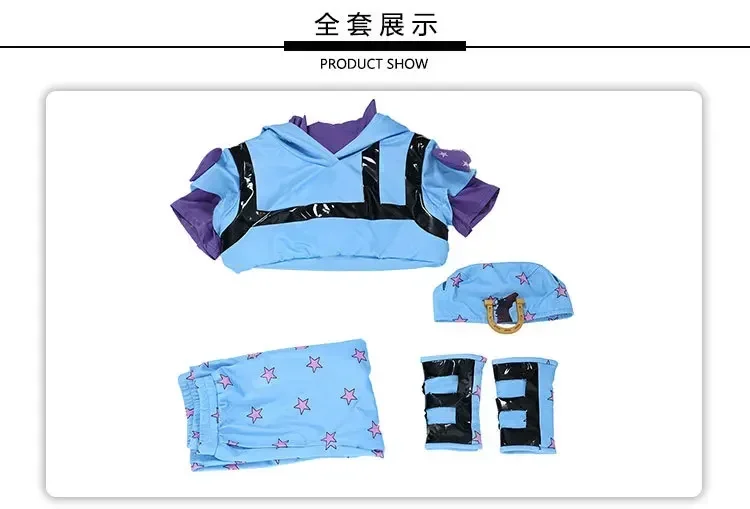 2025 Hallow eenJoJo's Bizarre Adventure Steel Ball Run Jonathan Johnny Joestar Cosplay Costume perruque Anime Costume
