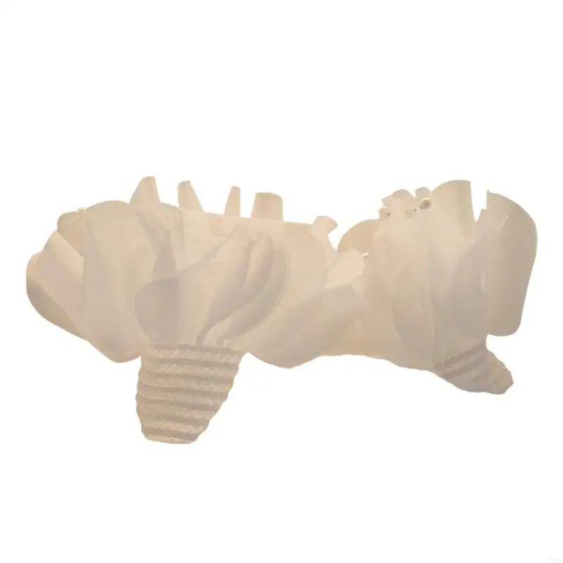 Fashion Photography Wrist Cuffs Pearls Design Breathable Floral Elasticated Cuffs Nails Art Accessories Y166
