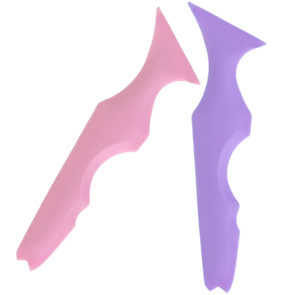 2 stücke Silikon Eyeliner Schablonen Wiederverwendbare Make-Up-Tools Für Lidschatten Lippenstift Mascara Anwendung Multifunktions Schönheit Aids