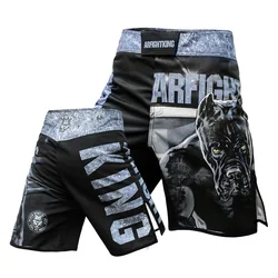 Men's Muay Thai Shorts MMA Boxing Combat Sports Fighting Training Kickboxing Fight Grappling Short Bjj Boxing Trunks Sports Pant