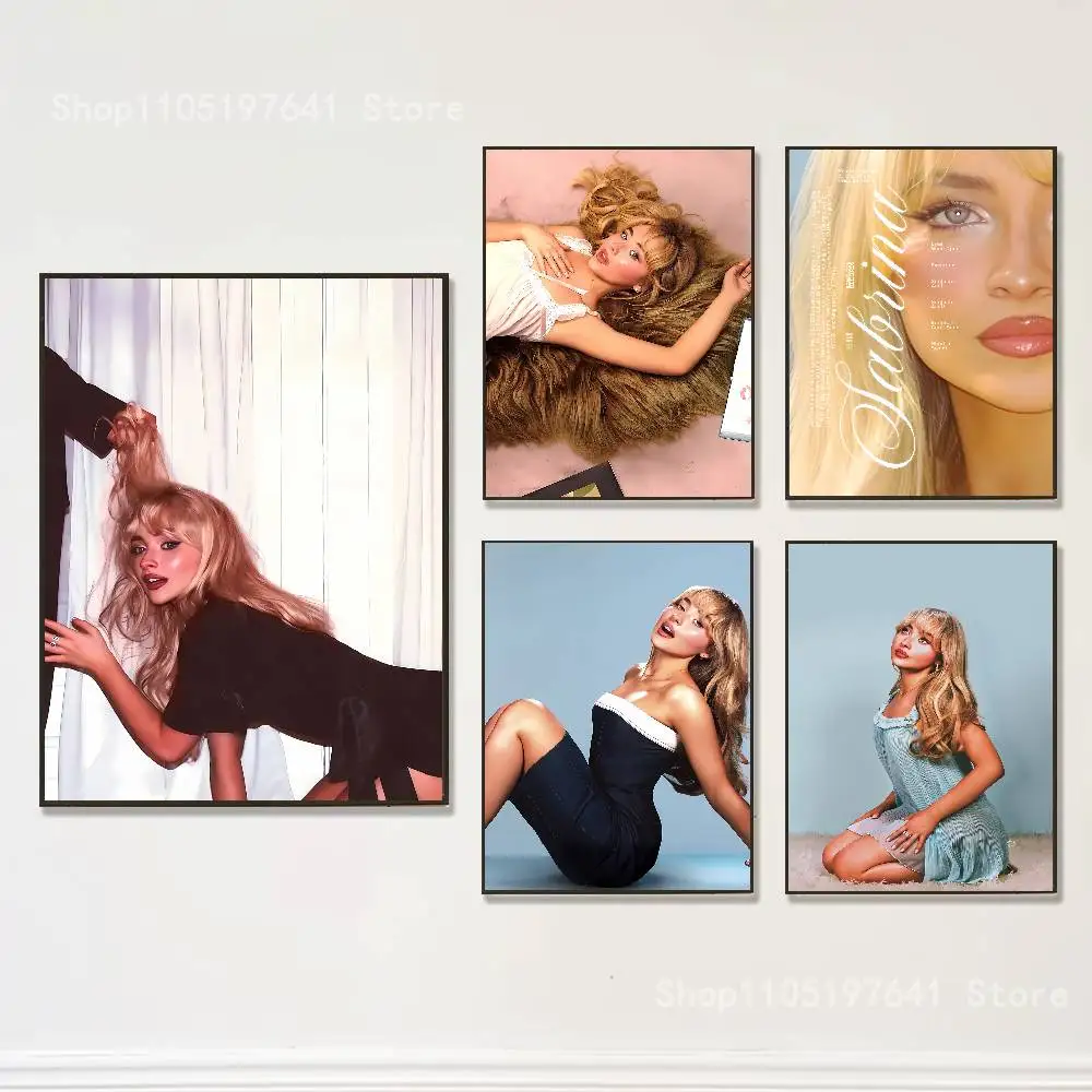 

Singer S-Sabrina Carpenters Poster Multi-Purpose Wall Art for Living Room Bedroom Office Hallway Bar Home Decor Gift