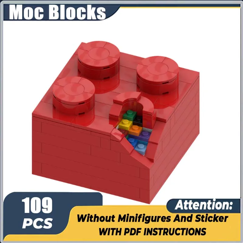 

New Creative Building Block MOC Blocks Broken 2x2 Bricks for Creative Construction and Educational Toys