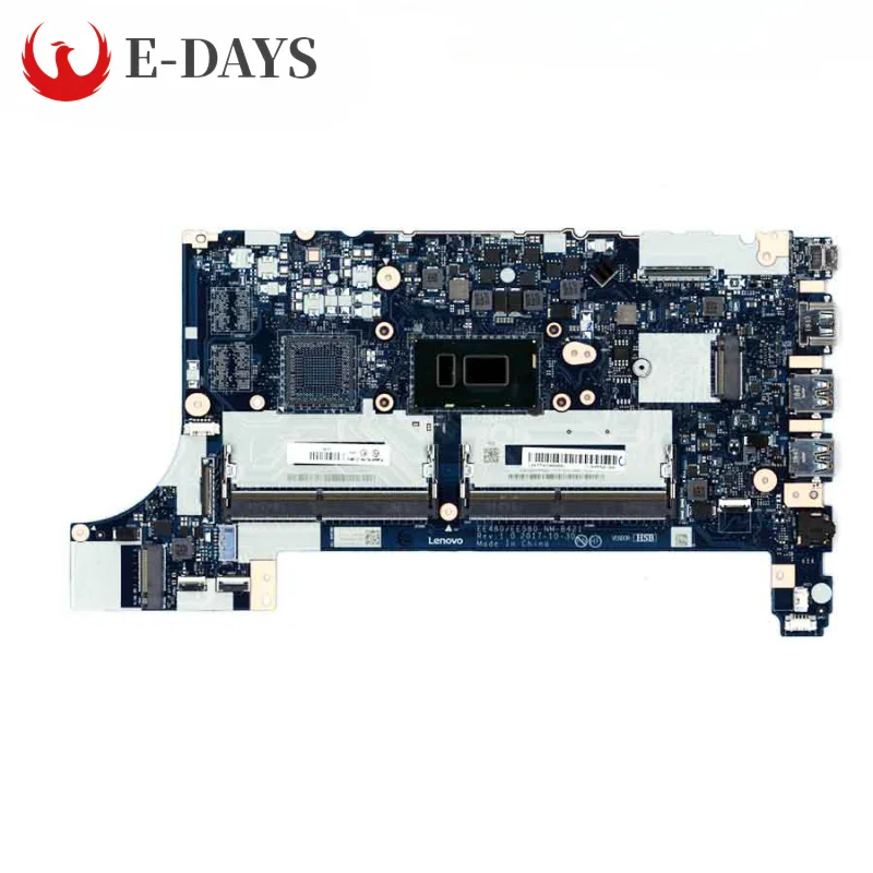 

For Lenovo Thinkpad E480 E580 Laptop Motherboard NM-B421 Mainboard I3-7020U I3-7130U I5-8250U UMA 100% Tested Ok