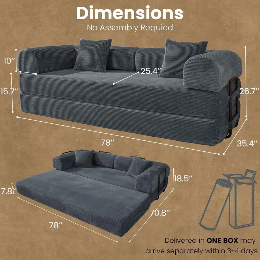 Thumbnail 2 - #42 Highest Rated Convertible Sofa Beds to Buy in 2026