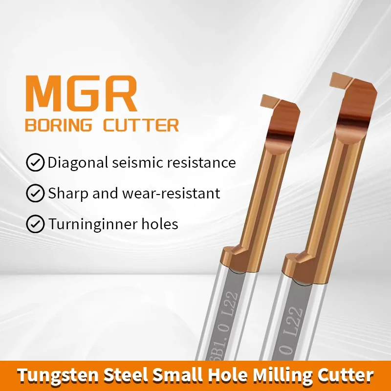 

Augusttools MGR Miniature Grooving Boring Cutter Integral Carbide Internal Tools CNC Small Hole Turning Lathe Tools Bar 4mm 6mm