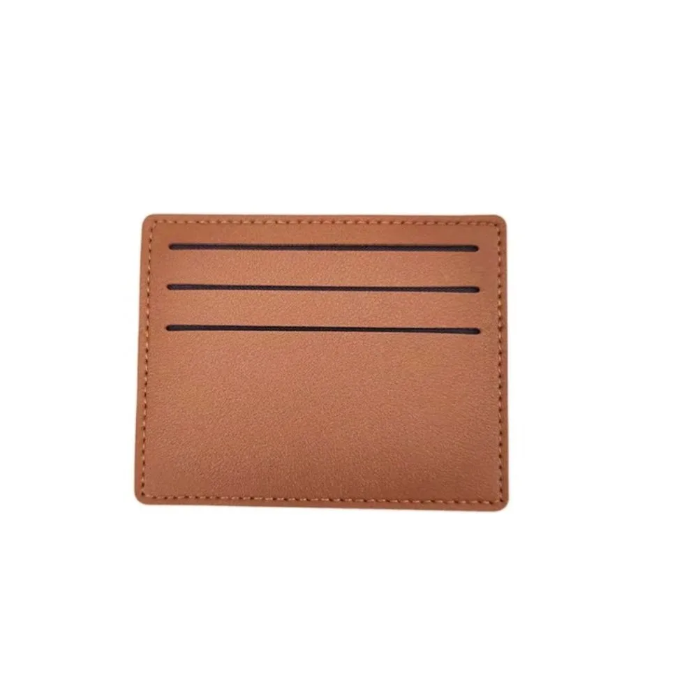 

Solid Color PU Leather Card Holder Korean Style Multi-position ID Credit Card Case Handbag Buse Card Case Short Card Bag