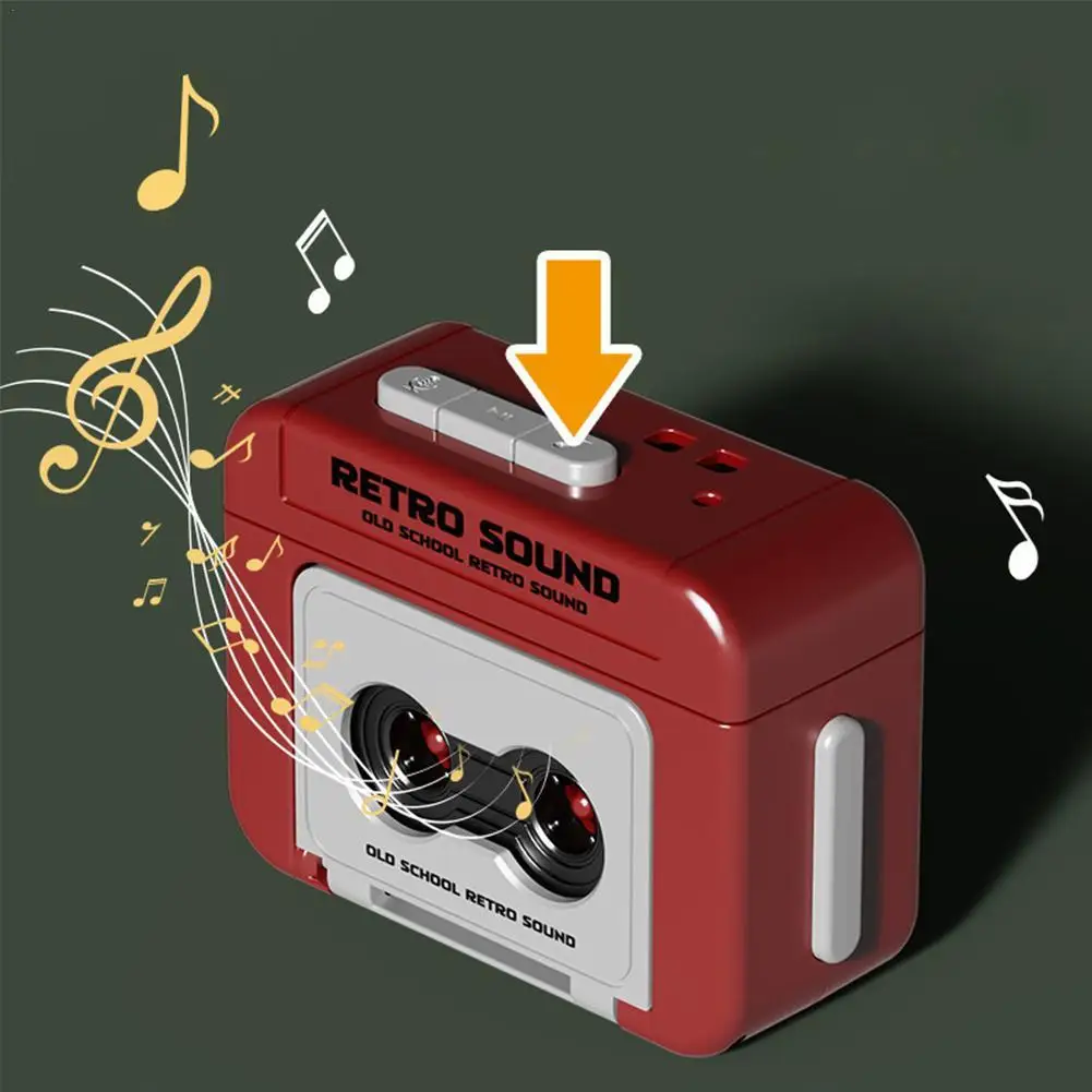 Mini Retro Recorder Keychain Can Record And Play Music Fun Music Box Pendant Personalized Couple Gift For Girlfriend