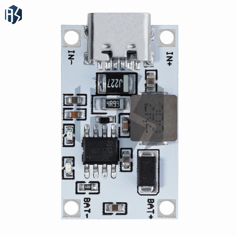 Módulo de carregador de bateria de lítio 5V 2A - Placa de proteção de impulso 2S 7.4V/8.4V para Li-Po/Li-ion 18650 DIY Power Bank